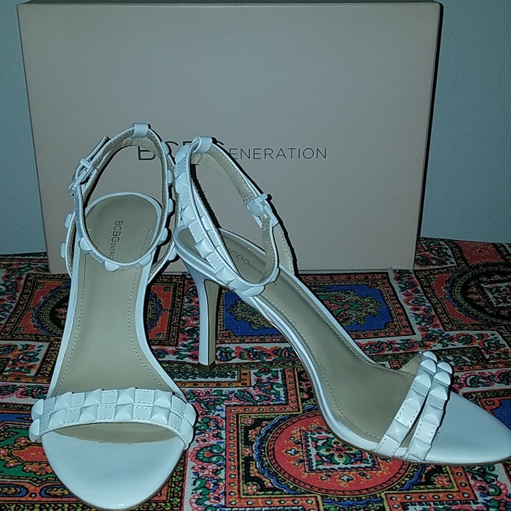 BCBG Heel Sandals with Studs